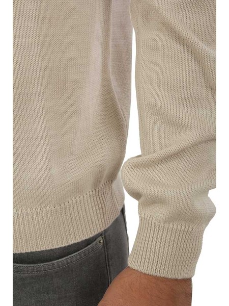 Maglia Roberto Collina Dolcevita Beige